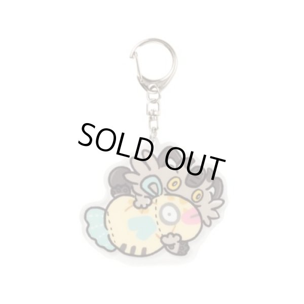 Photo1: Pokemon Center 2021 Galarian Meowth Day Acrylic Charm Key chain #1 G Meowth Feebas (1)