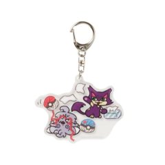 Pokemon Center 2021 Galarian Meowth Day Acrylic Charm Key chain #4 Espurr Purrloin