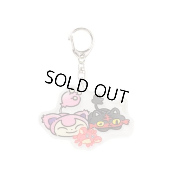 Photo1: Pokemon Center 2021 Galarian Meowth Day Acrylic Charm Key chain #5 Skitty Litten (1)