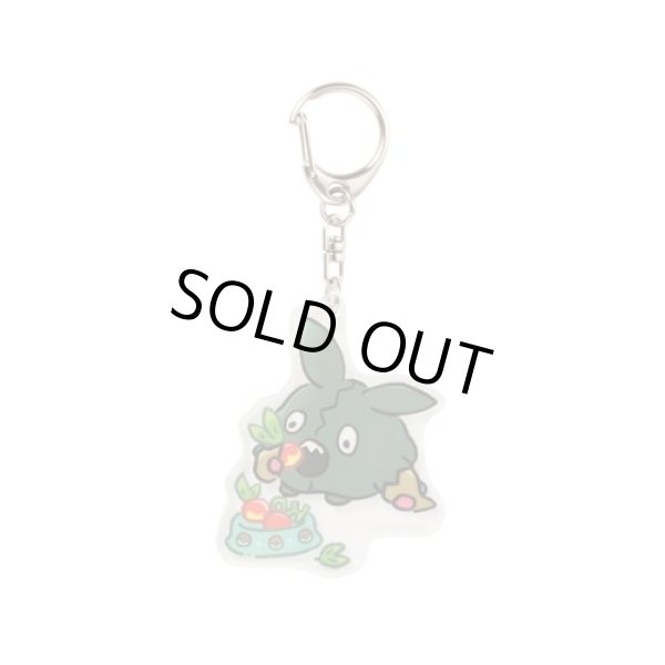 Photo1: Pokemon Center 2021 Galarian Meowth Day Acrylic Charm Key chain #8 Trubbish (1)