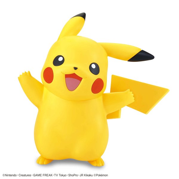 Photo2: Pokemon 2020 PLAMO Collection Quick!! 01 Pikachu Plastic Model Kit (2)