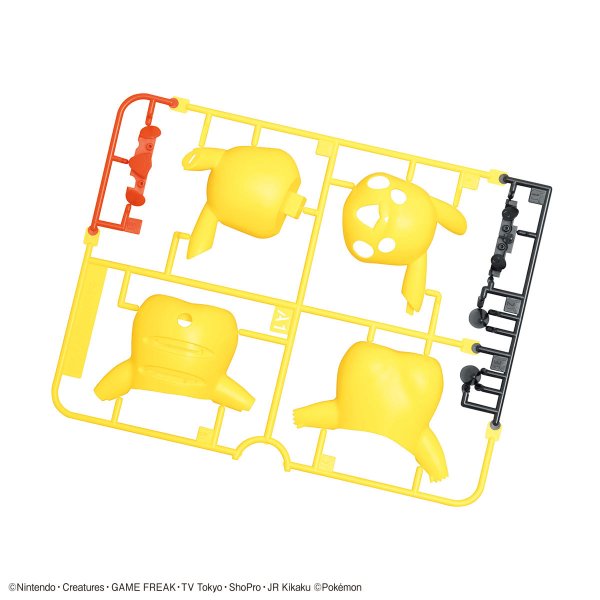 Photo3: Pokemon 2020 PLAMO Collection Quick!! 01 Pikachu Plastic Model Kit (3)