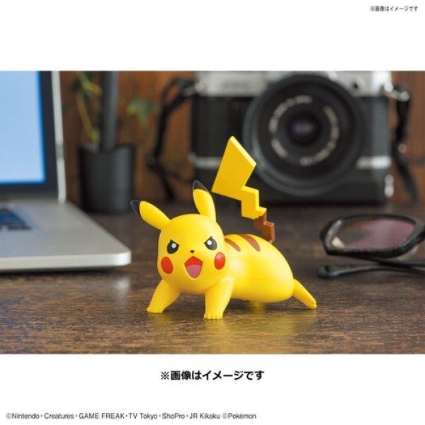 Photo6: Pokemon 2021 PLAMO Collection Quick!! 03 Pikachu Battle pose Plastic Model Kit (6)