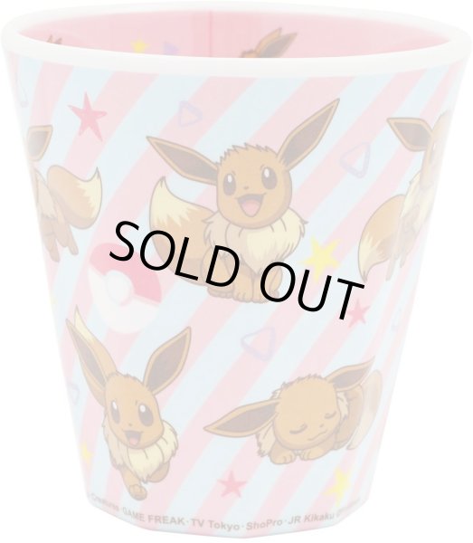 Photo2: Pokemon 2020 Tableware Melamine Cup Eevee 270 ml (2)