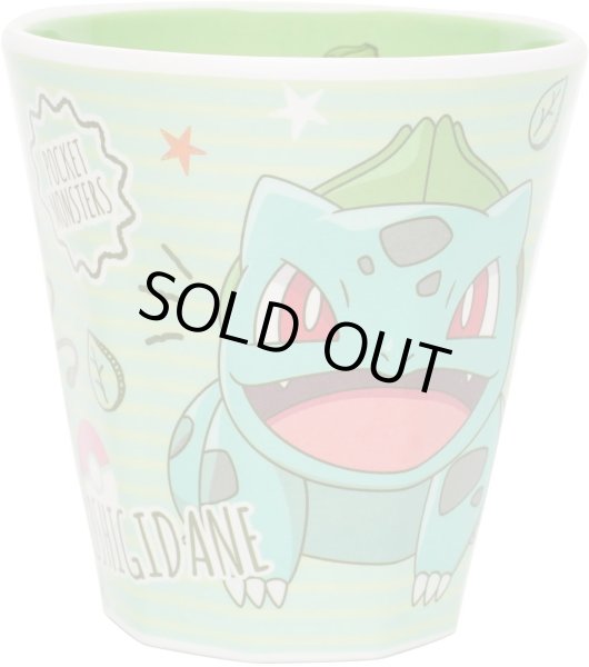 Photo1: Pokemon 2020 Tableware Melamine Cup Bulbasaur 270 ml (1)