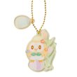 Photo1: Pokemon Center 2021 Happy Easter Basket Key chain with Egg-shaped case Rowlet ver. (1)