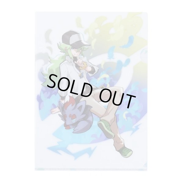 Photo4: Pokemon Center 2020 Pokemon Trainers A4 Size Clear File Folder 3 pcs Volkner N Emmet Ingo (4)