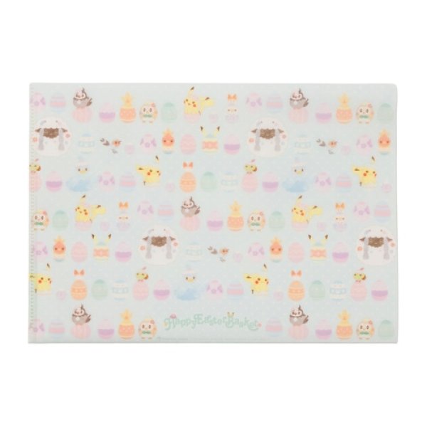Photo2: Pokemon Center 2021 Happy Easter Basket 5 Page A4 Size Clear File Folder (2)