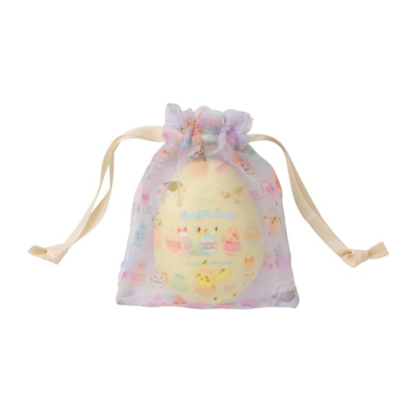 Photo2: Pokemon Center 2021 Happy Easter Basket Brush & Organdy bag (2)