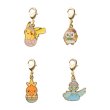 Photo1: Pokemon Center 2021 Happy Easter Basket Metal charm Pikachu set (1)