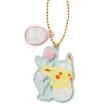 Photo1: Pokemon Center 2021 Happy Easter Basket Key chain with Egg-shaped case Blue Pikachu ver. (1)
