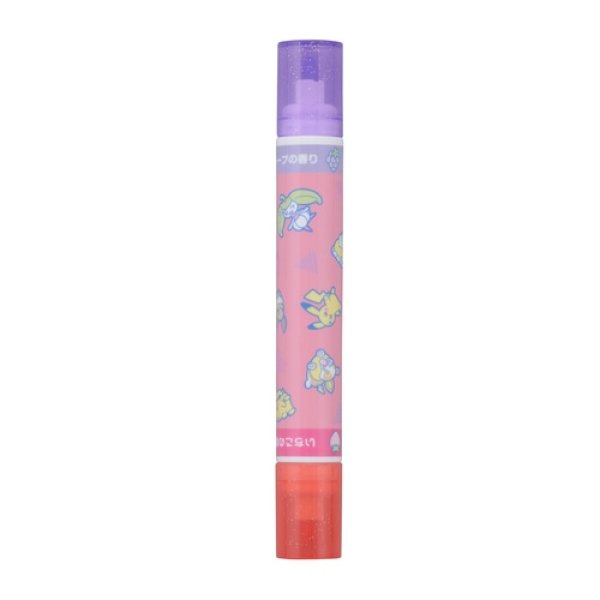 Photo1: Pokemon Center 2021 AMAIKAORI Scented pen Steenee Red & Purple (1)