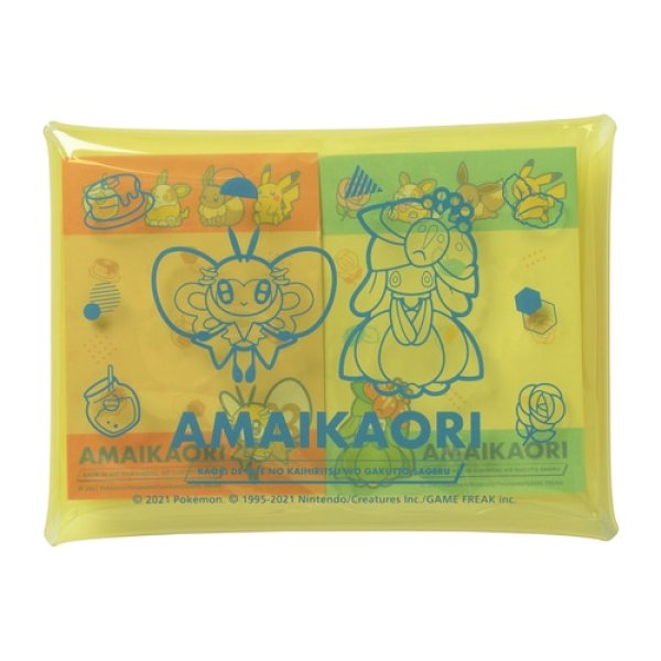 Photo1: Pokemon Center 2021 AMAIKAORI Scented Mini Memo pad Lilligant & Ribombee (1)