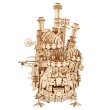 Photo2: Studio Ghibli Wooden Art ki-gu-mi Craft kit Howl's Moving Castle Howl's Castle (2)