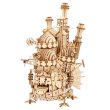 Photo3: Studio Ghibli Wooden Art ki-gu-mi Craft kit Howl's Moving Castle Howl's Castle (3)