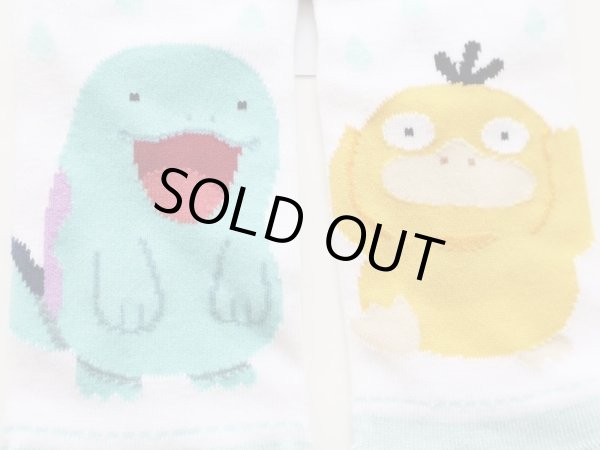 Photo2: Pokemon Center 2021 Pika Pika Friends Socks for Women 23 - 25 cm 1 Pair Psyduck Quagsire (2)