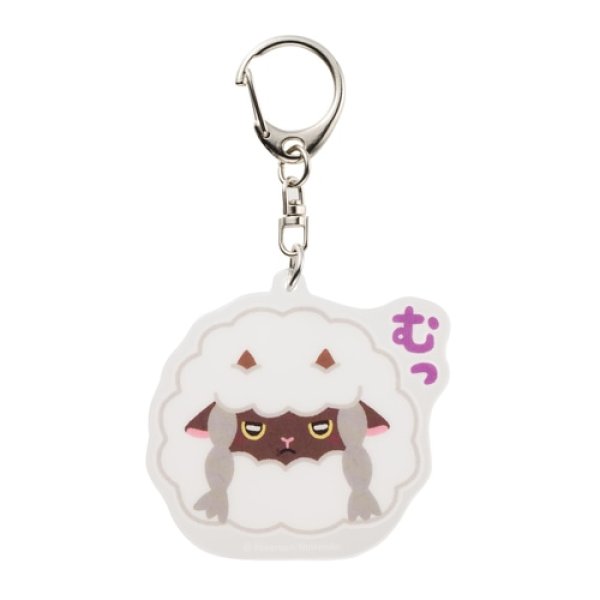 Photo1: Pokemon Center 2021 Pika Pika Friends Acrylic key chain Wooloo ver. (1)