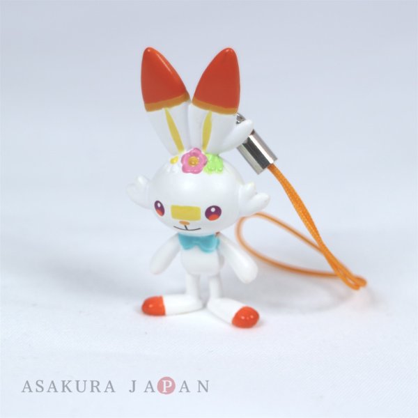 Photo1: Pokemon Center 2020 Pokemon Easter Figure strap with Egg case Scorbunny ver. (1)