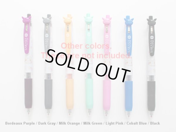 Photo3: Pokemon Center 2020 ZEBRA SARASA Pikachu Cherry Blossoms Ballpoint pen Milk green (3)