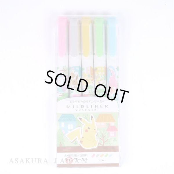 Pokemon 2021 MILDLINER 5 colors Highlighter A set