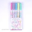 Photo2: Pokemon 2021 MILDLINER 5 colors Highlighter B set (2)