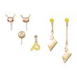 Photo1: Pokemon Center 2021 Pokemon accessory Series Clips Earrings E56 (1)