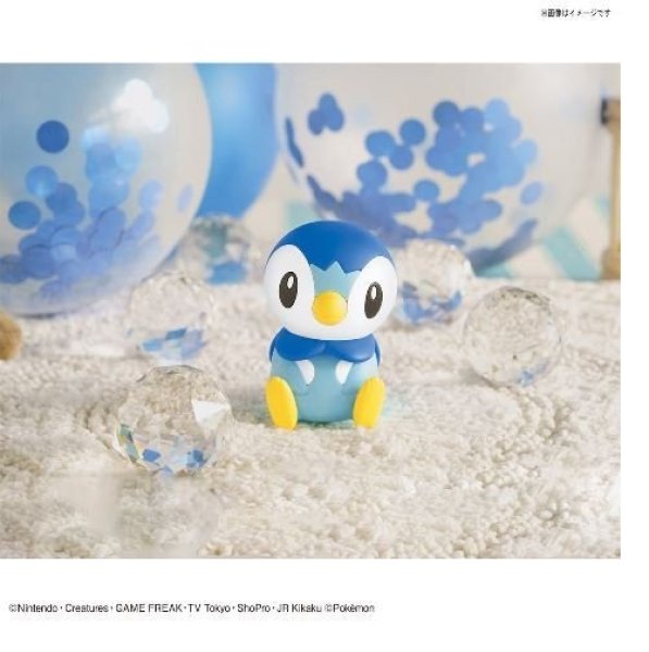 Photo5: Pokemon 2021 PLAMO Collection Quick!! 06 Piplup Plastic Model Kit (5)