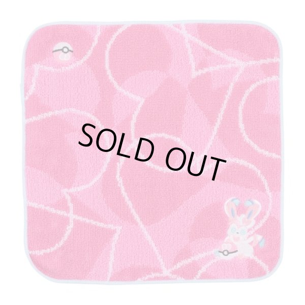 Photo1: Pokemon Center 2021 BALL FREAK Hand towel Handkerchief Sylveon Love Ball (1)