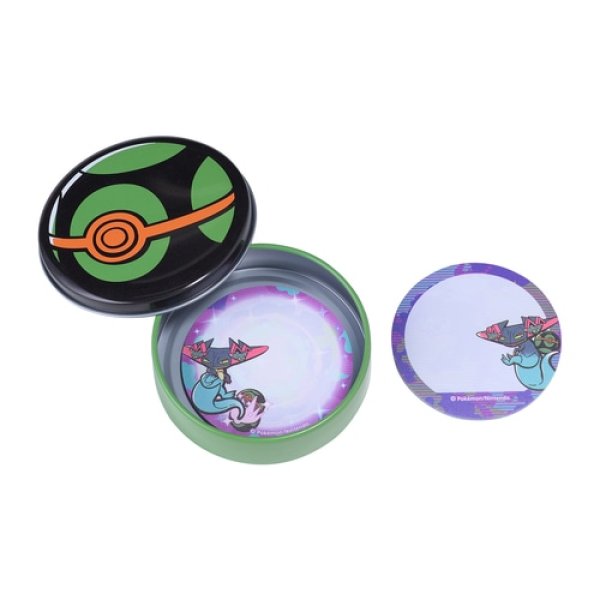 Photo1: Pokemon Center 2021 BALL FREAK Sticky note Tin Dragapult Dusk Ball ver. (1)