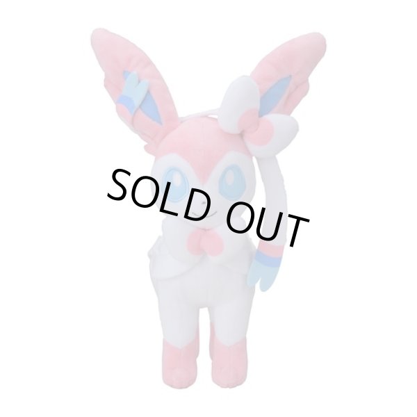 Photo1: Pokemon Center 2021 Eievui Collection Sylveon Plush doll (1)