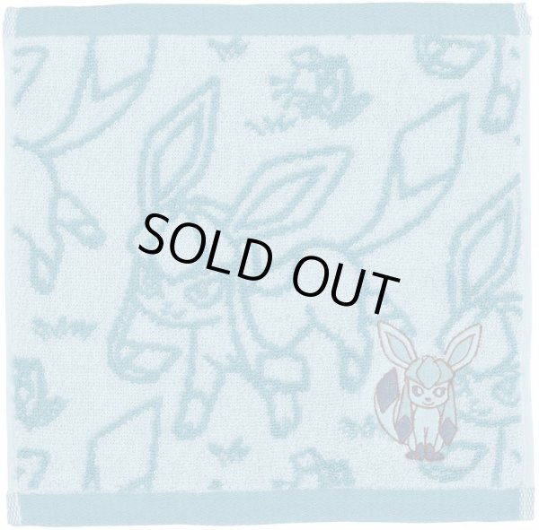 Photo1: Pokemon Center 2021 Eievui Collection Hand towel Handkerchief Glaceon (1)