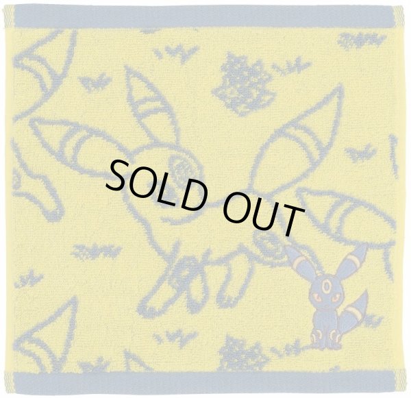 Photo1: Pokemon Center 2021 Eievui Collection Hand towel Handkerchief Umbreon (1)