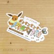 Photo2: Pokemon Center 2021 Eievui Collection Sticker Sheet TANKEN DAISAKUSEN (2)