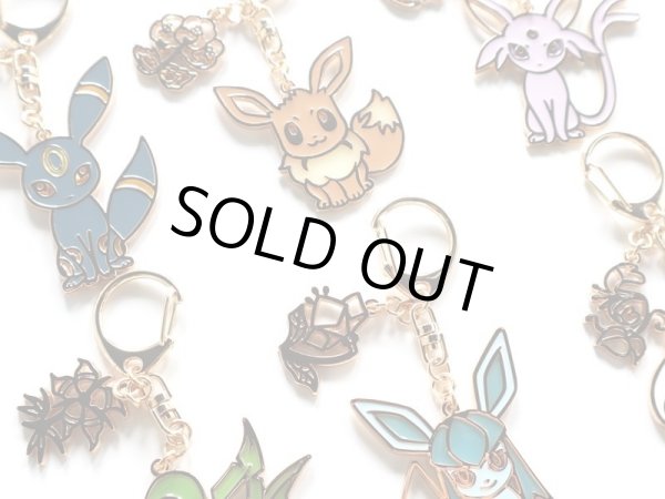 Photo3: Pokemon Center 2021 Eievui Collection Espeon Metal Key chain (3)
