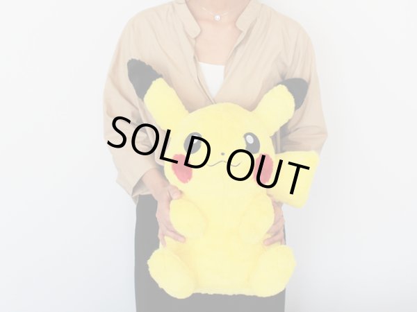 Photo3: Pokemon Center 2021 Giant Fluffy Plush Pikachu FUWA-FUWA toy (3)