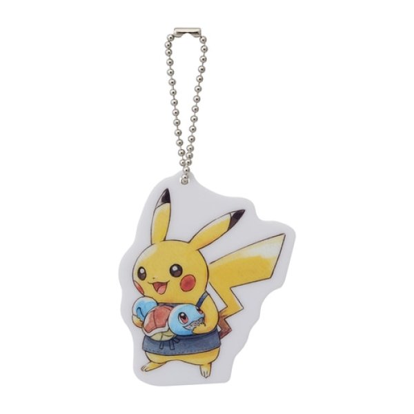 Photo1: Pokemon Center 2021 Grassy Gardening Acrylic pick charm Key chain Pikachu (1)