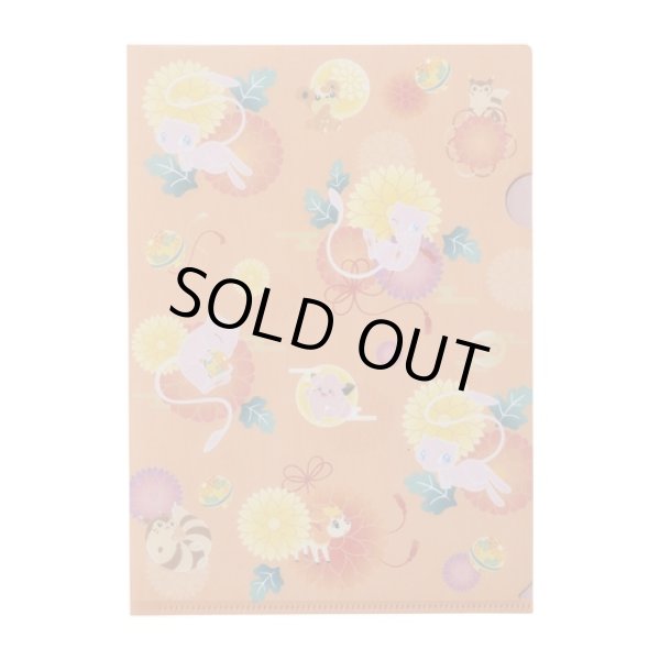 Photo2: Pokemon Center 2021 "Haru Natsu Aki Fuyu" A4 Size Clear File Folder 2pc Mew & Vulpix (2)