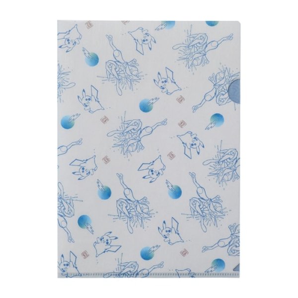 Photo4: Pokemon Center 2021 Greninja and Pikachu NINJA SHUGYO A4 Size Clear File Folder 2pc (4)