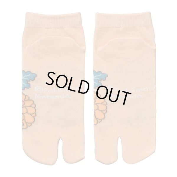 Photo2: Pokemon Center 2021 "Haru Natsu Aki Fuyu" Tabi Socks for Women 23 - 25 cm 1 Pair Mew (2)