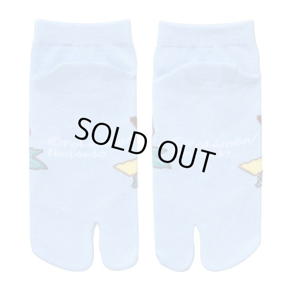 Photo2: Pokemon Center 2021 "Haru Natsu Aki Fuyu" Tabi Socks for Women 23 - 25 cm 1 Pair Pikachu (2)