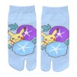 Photo1: Pokemon Center 2021 "Haru Natsu Aki Fuyu" Tabi Socks for Women 23 - 25 cm 1 Pair Pikachu (1)