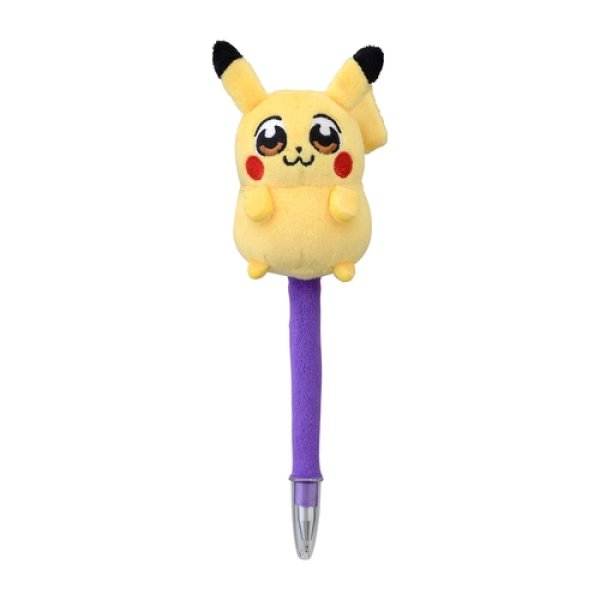Photo1: Pokemon Center 2021 Pikachoose Pikachu Ballpoint pen Bell inside Plush (1)