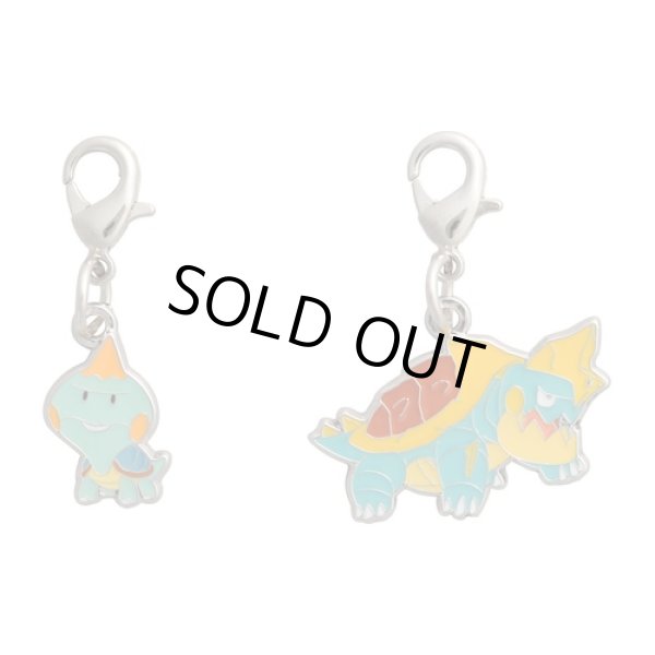 Photo1: Pokemon Center 2021 Metal Charm # 833 834 Chewtle Drednaw (1)