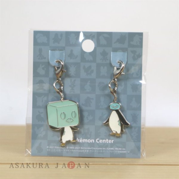 Photo2: Pokemon Center 2021 Metal Charm # 875 Eiscue (Ice Face, Noice Face) (2)
