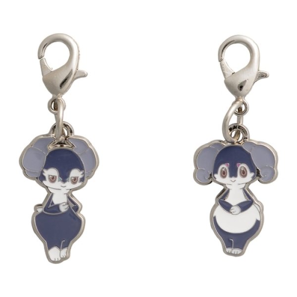 Photo1: Pokemon Center 2021 Metal Charm # 876 Indeedee (Male, Female) (1)