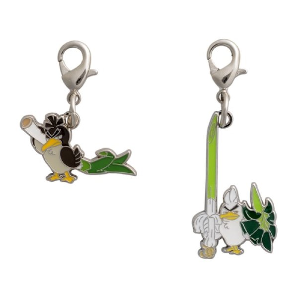 Photo1: Pokemon Center 2021 Metal Charm # G083 865 Galarian Farfetch'd Sirfetch'd (1)