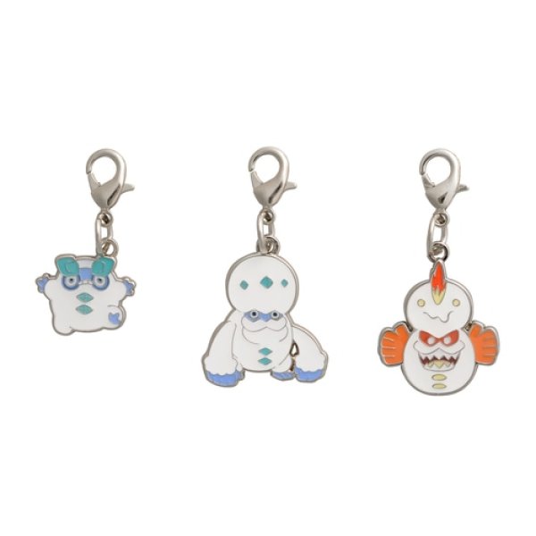 Photo1: Pokemon Center 2021 Metal Charm # G554 G555 Galarian Darumaka Galarian Darmanitan (1)