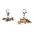 Photo1: Pokemon Center 2021 Metal Charm # 846 847 Arrokuda Barraskewda (1)