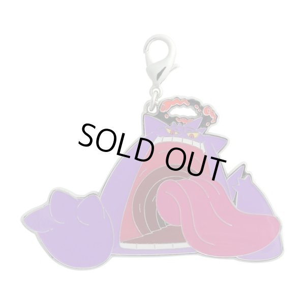 Photo1: Pokemon Center 2021 Metal Charm Gigantamax Gengar (1)