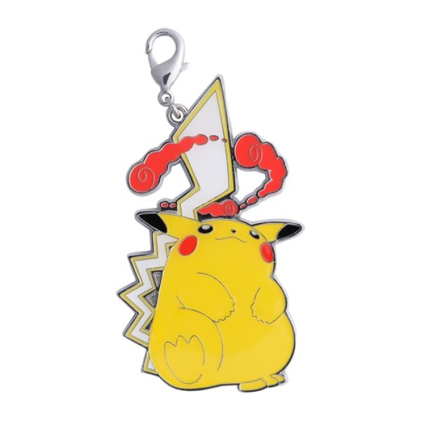 Photo1: Pokemon Center 2021 Metal Charm Gigantamax Pikachu (1)